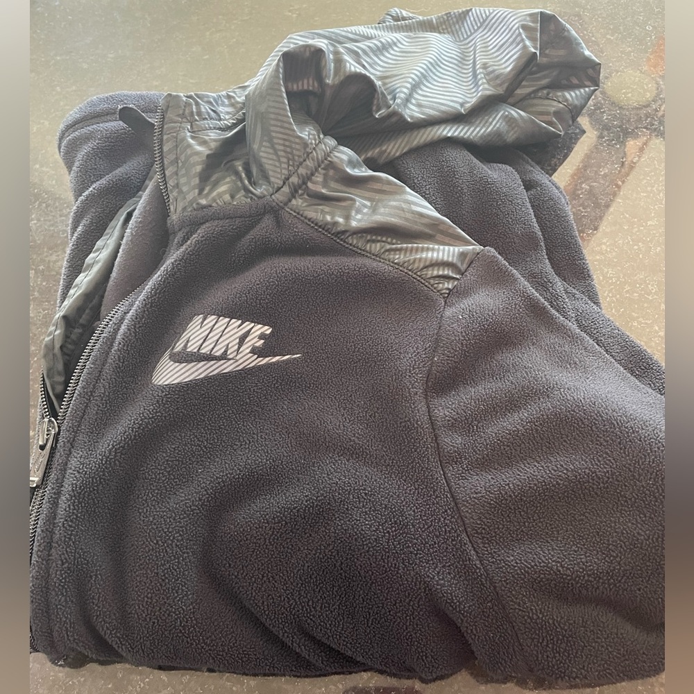 Boy’s Nike Hooded Zip-Up Fleece Jacket